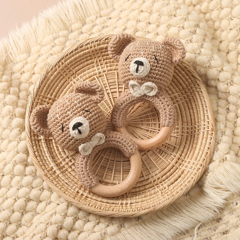 Hochet Ourson au Crochet pour Bébé