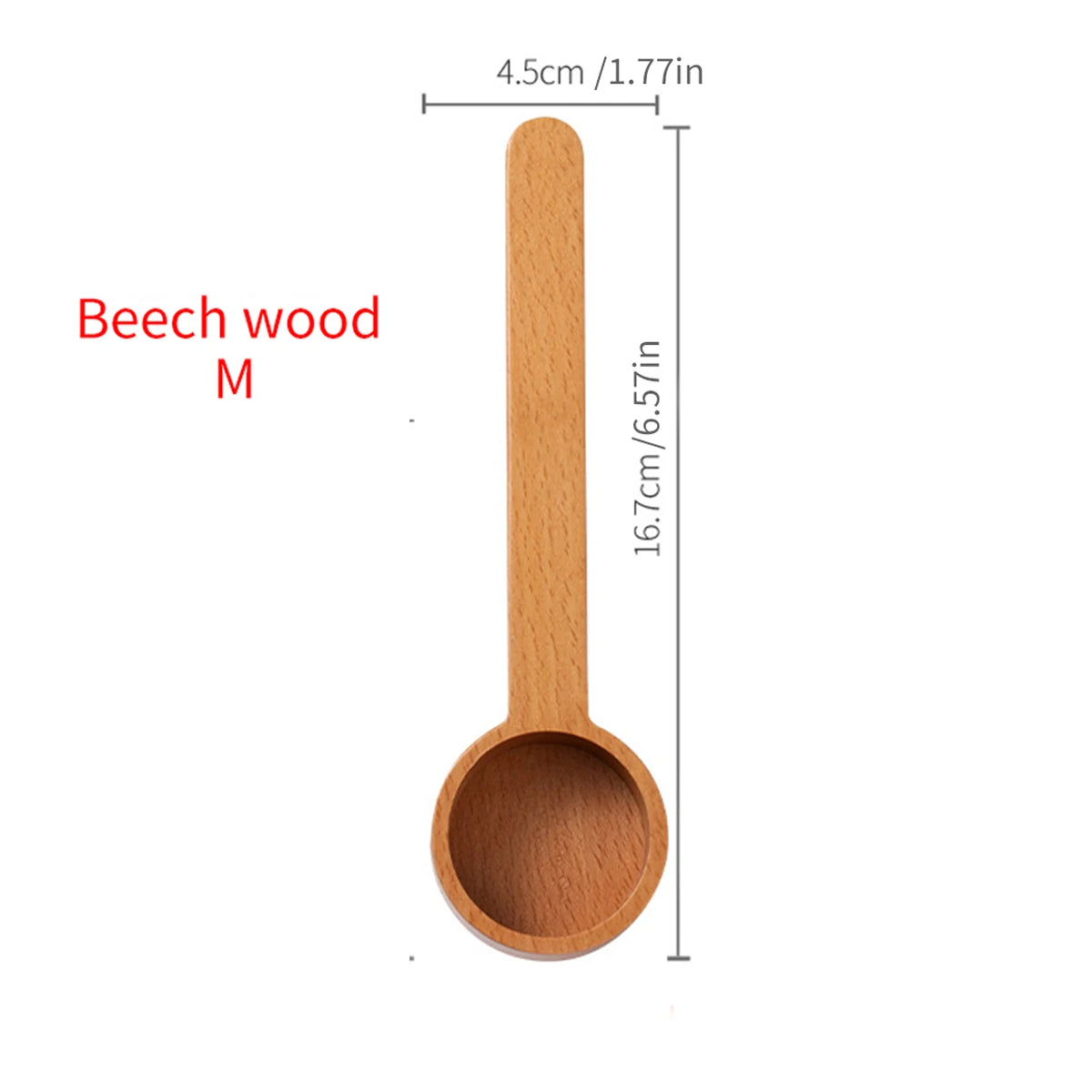 Cuillère Doseuse à Café en Bois de Noyer Massif