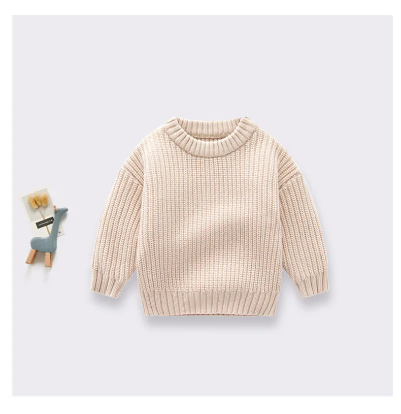 Pull Bébé Tricoté Épais Hiver
