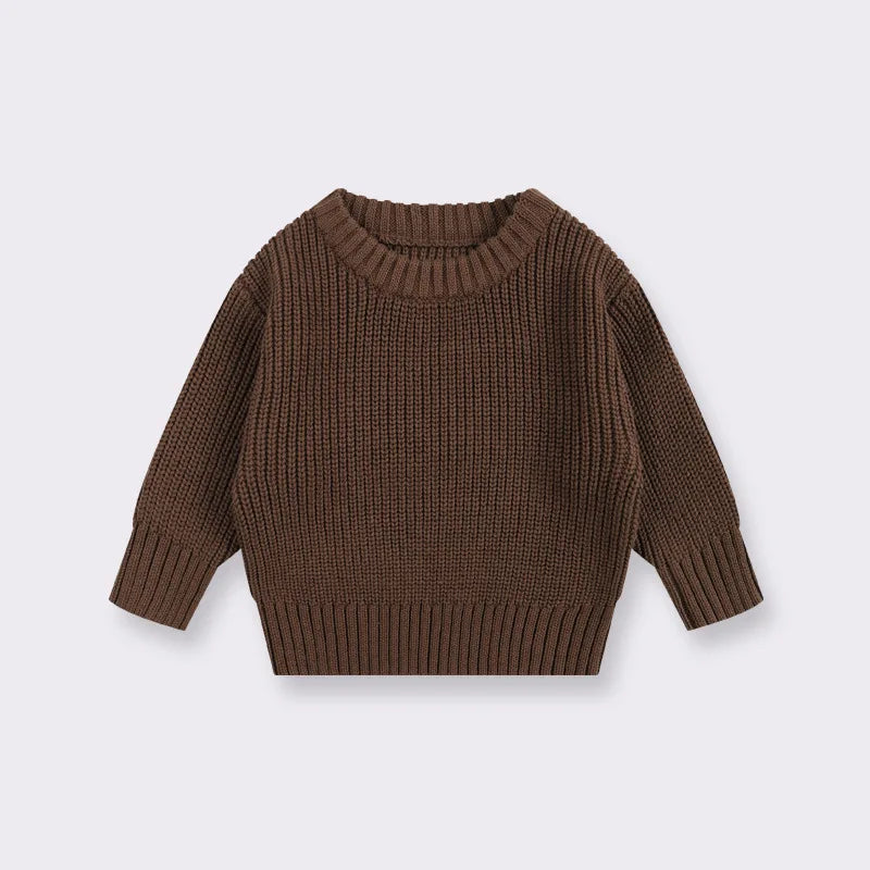 Pull Bébé Tricoté Épais Hiver
