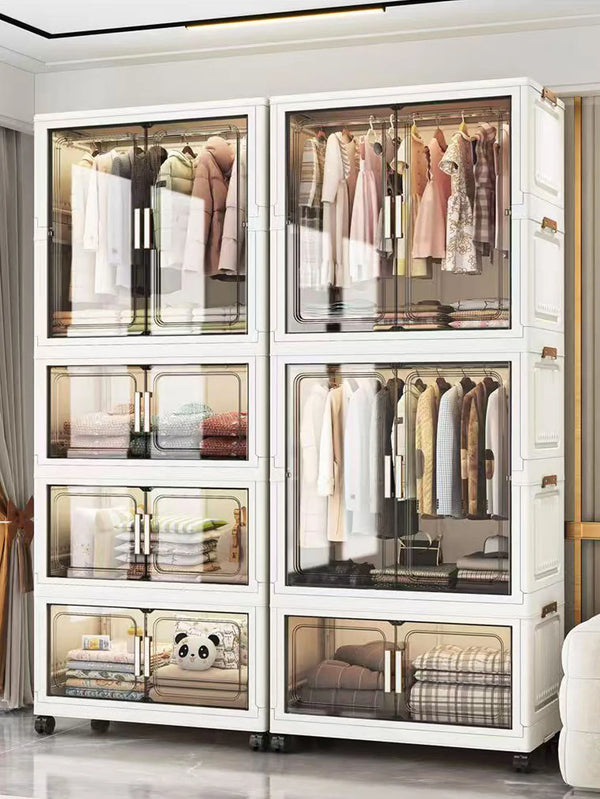 Meuble de Rangement Multi-Niveaux Sans Montage