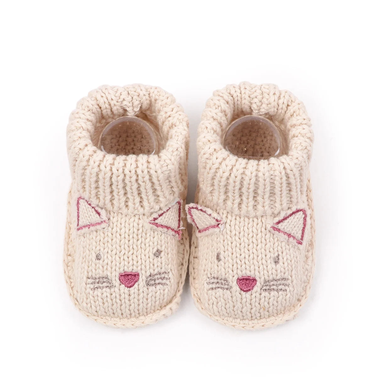 Chaussons Bébé Tricotés Motif Cartoon 0-3 Mois