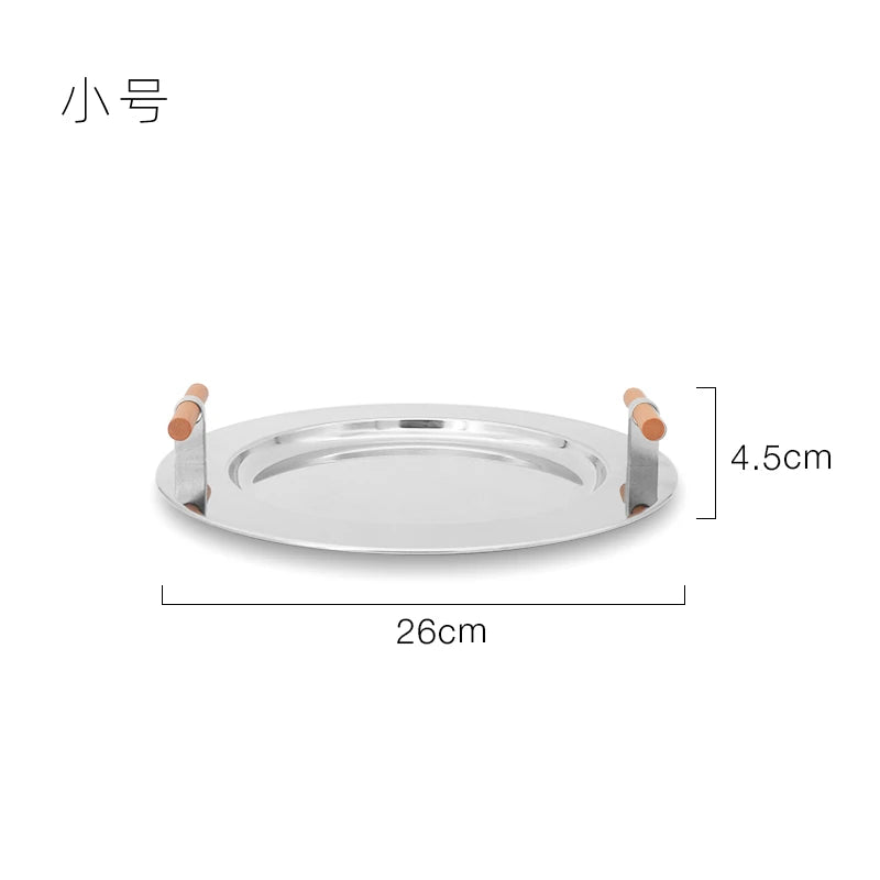 Stainless Steel Snack Tray – Nordic Minimalist Serving Dish