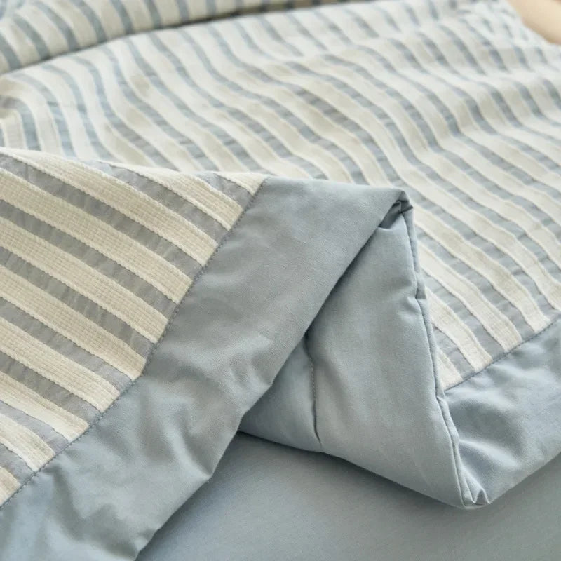 Couette d'Été Jacquard Coton Haut de Gamme Légère