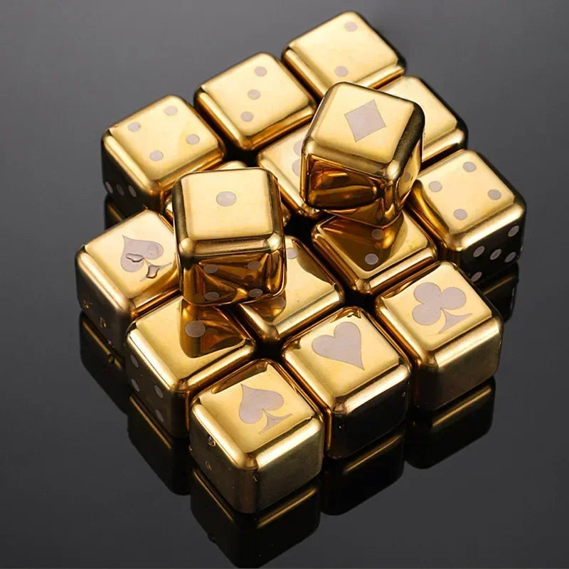 Pierres à Whisky Réutilisables en Acier Inoxydable