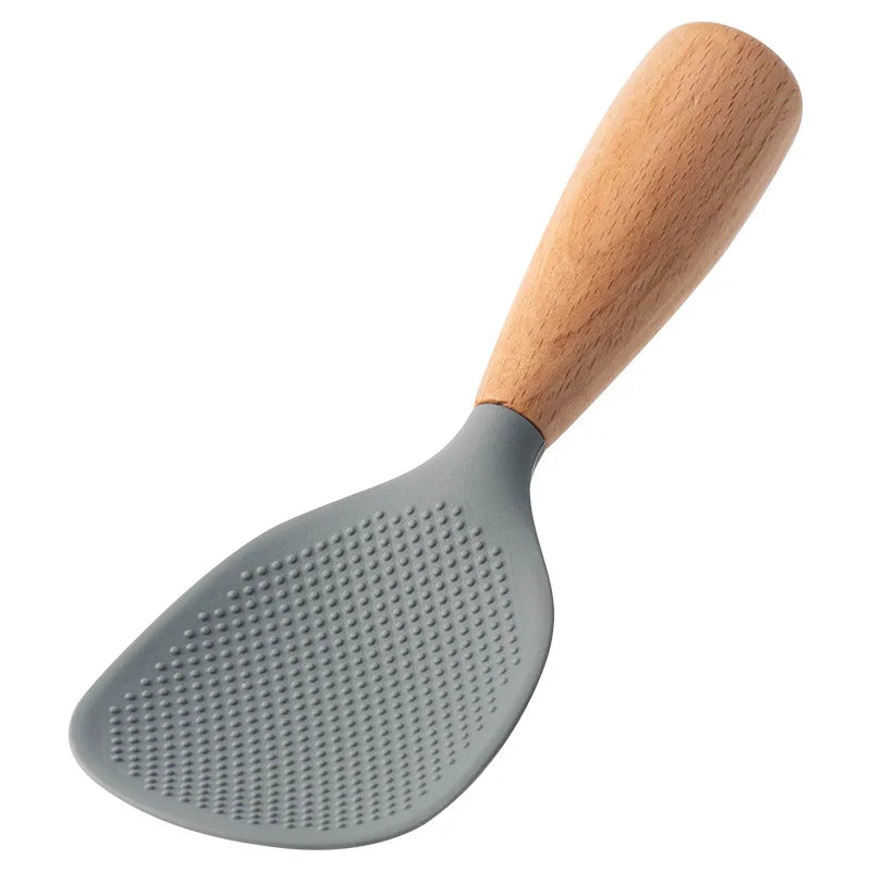 Cuillère de Cuisine en Silicone Antiadhésive Résistante à la Chaleur