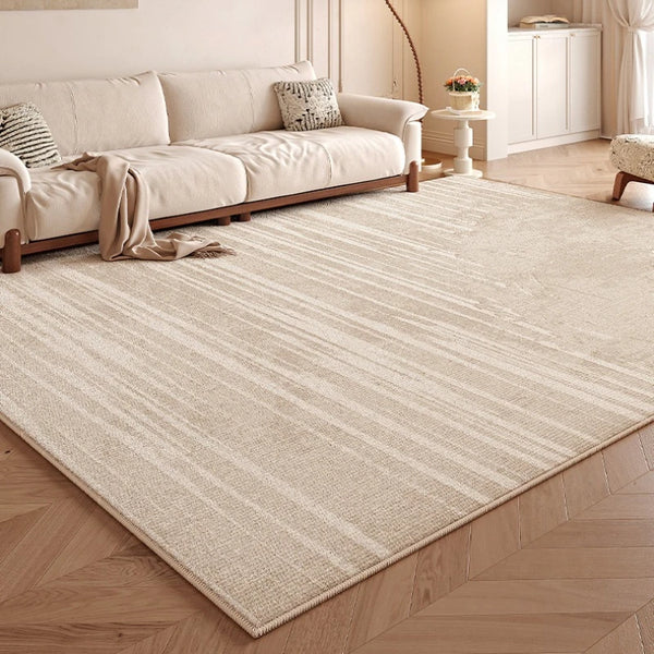 Tapis Moelleux Style Crème pour Chambre