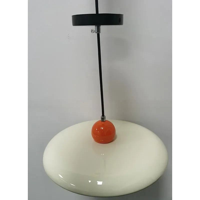 Suspension Soucoupe Volante - Style Français Minimaliste Crème