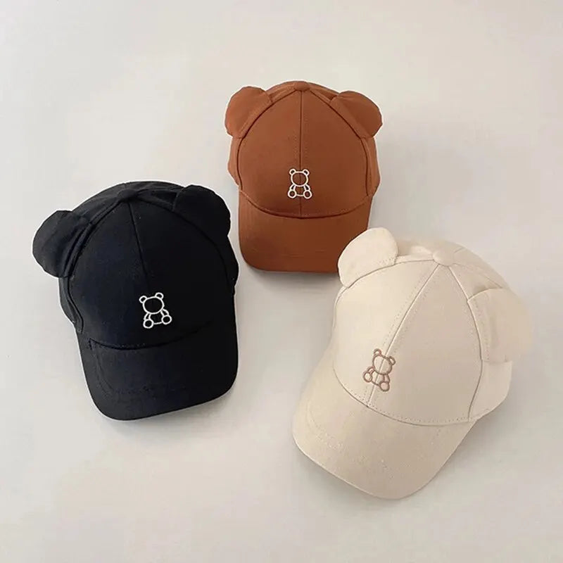 Casquette Bébé Ourson avec Oreilles