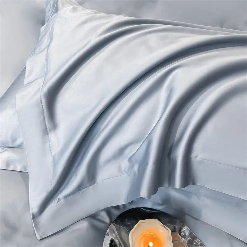 Parure de Lit Coton Égyptien 1000TC Ultra Douce 4 Pièces