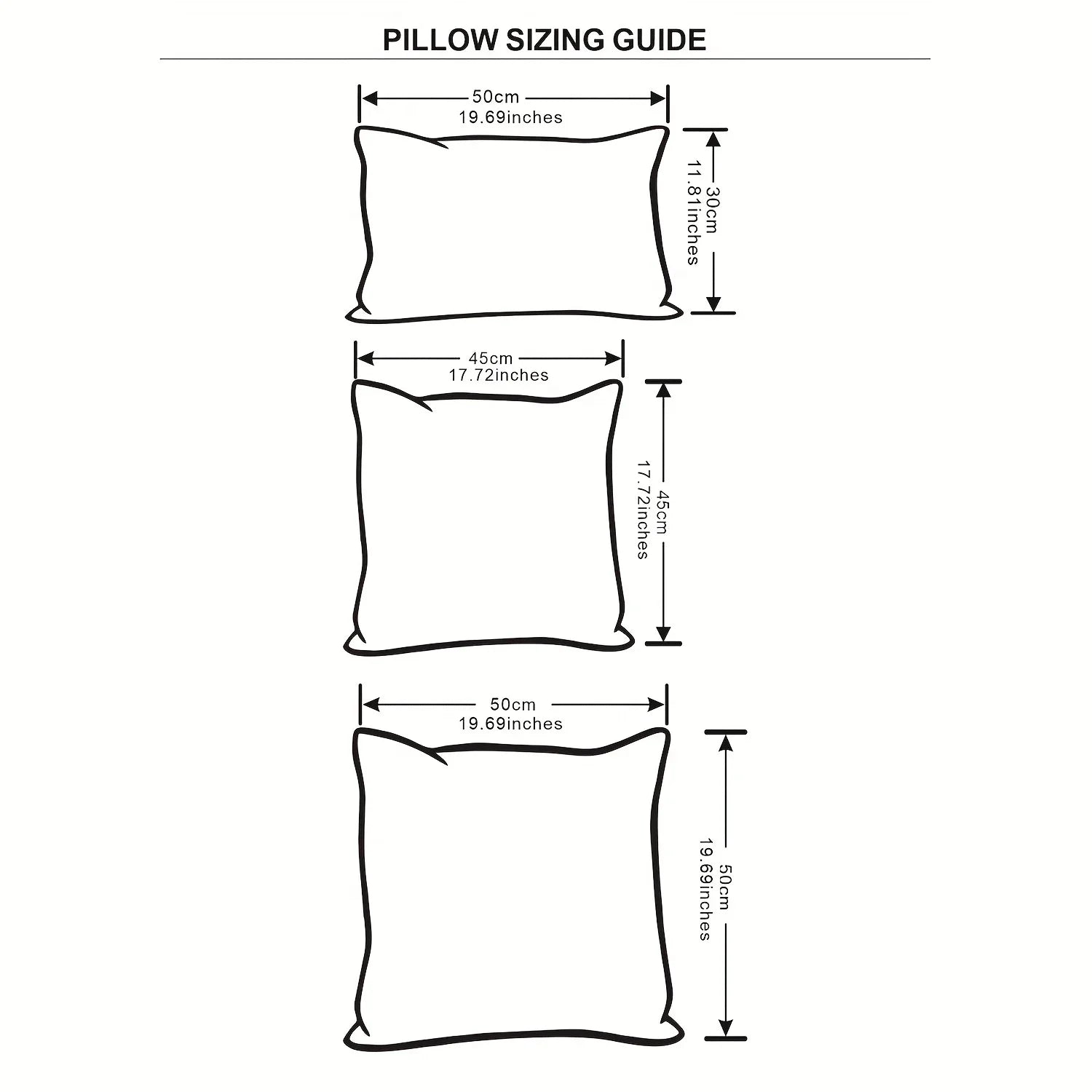 Housse de Coussin Rayée Confortable Style Décontracté