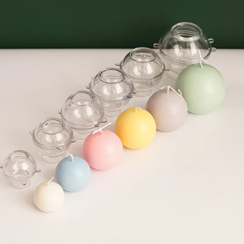 Moule DIY Acrylique Sphérique pour Bougies
