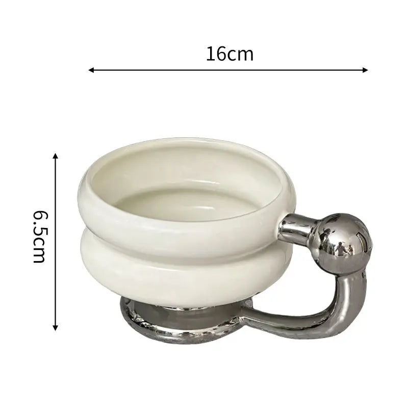 Tasse en Céramique Style Luxe Léger Vintage