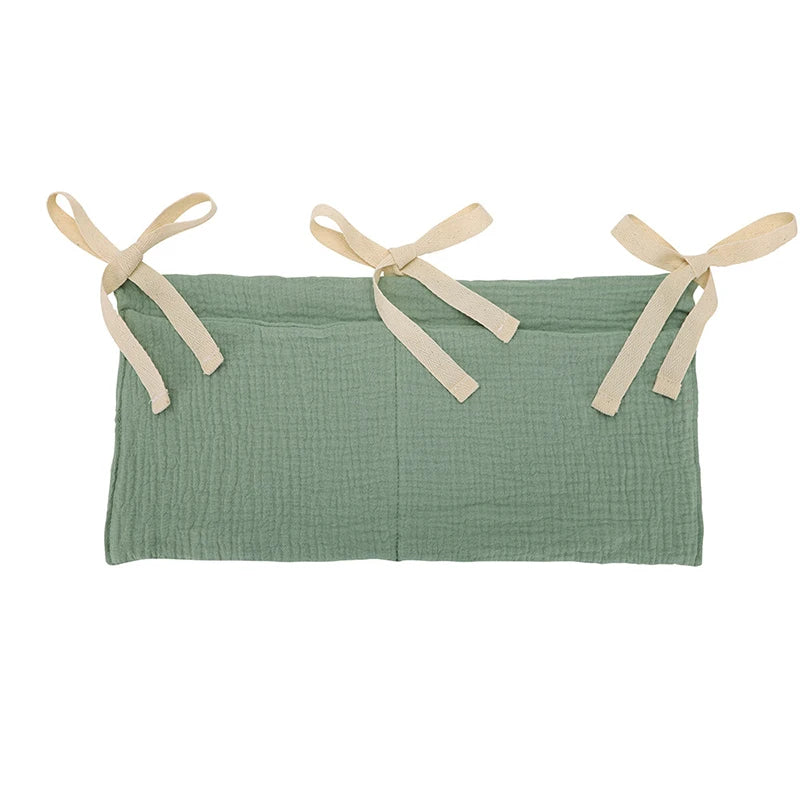 Organisateur de Lit Bébé à Poches en Coton