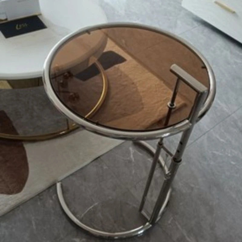 Table Basse Nordique en Verre Relevable