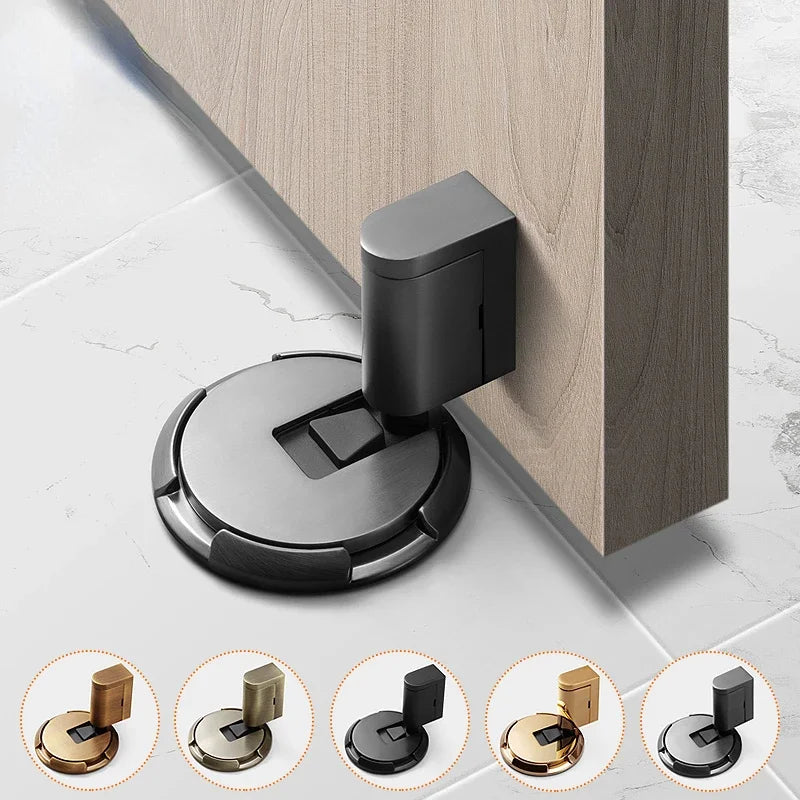 Butoir de Porte Magnétique Ajustable Sans Perçage