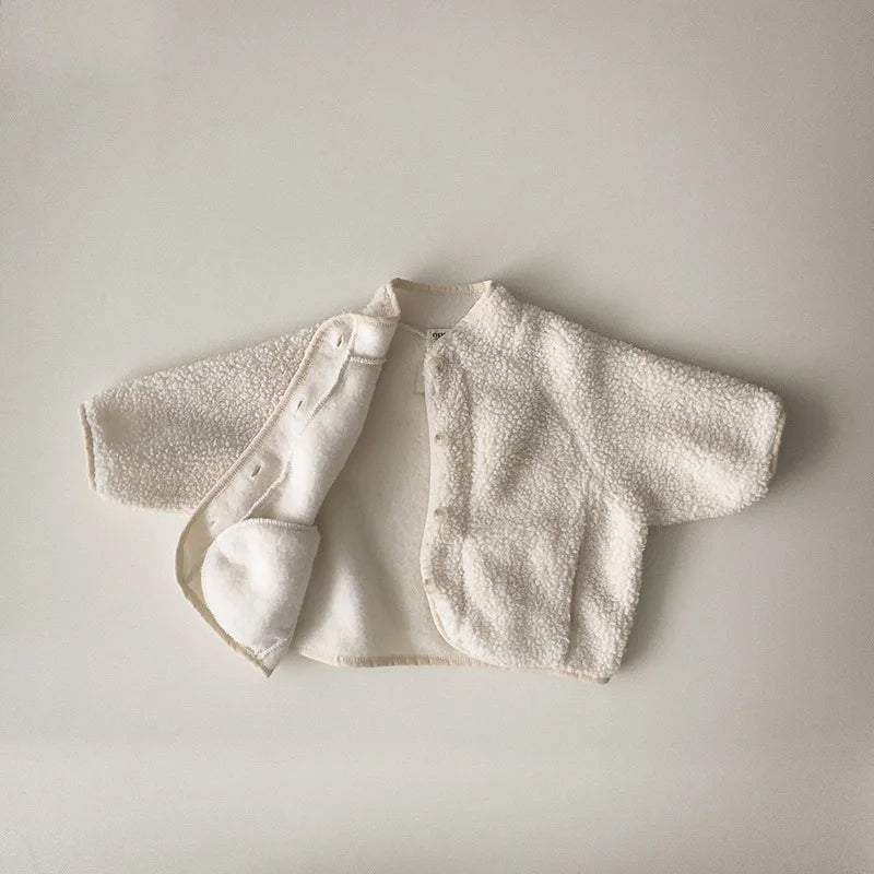 Manteau Enfant Matelassé Uni Style Coréen