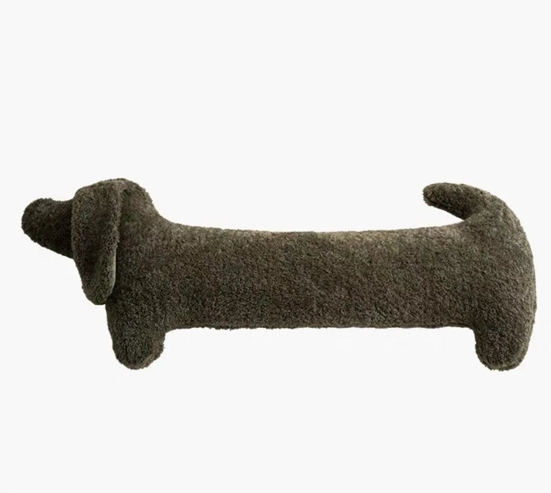 Coussin Teckel Cartoon - Oreiller Saucisse Décoratif
