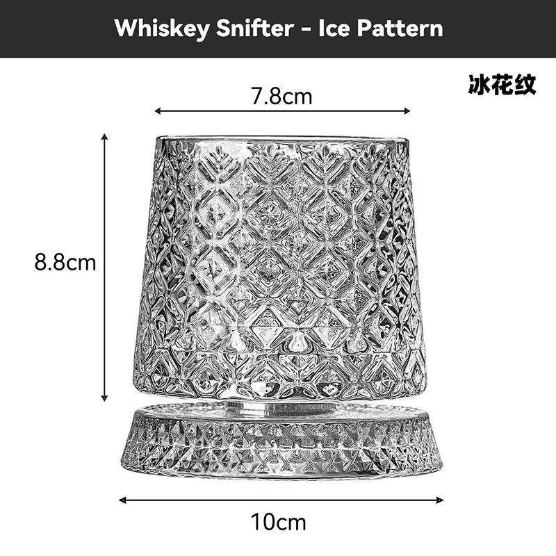 Verre à Whisky Rotatif à Base Tournante 360 Degrés