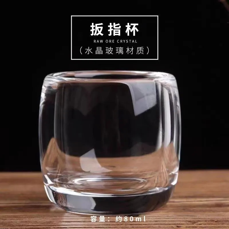 Tasse en Verre Cristal Épaissi 100ml