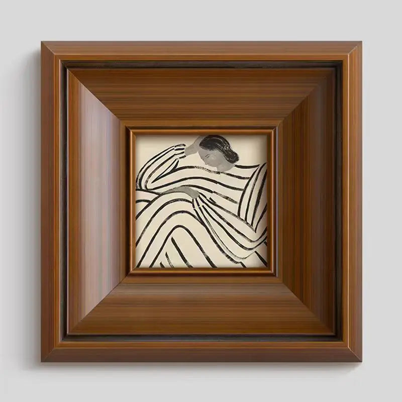Toile Décorative Abstraite - Style Français Élégant