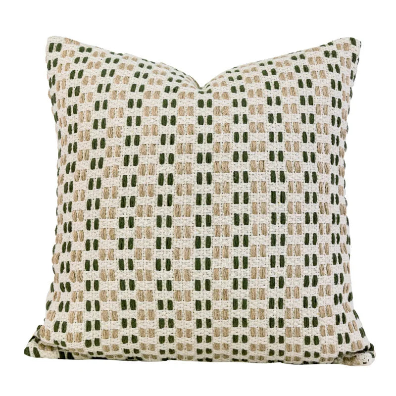 Housse de Coussin Vert Nordique Style Homestay Moderne