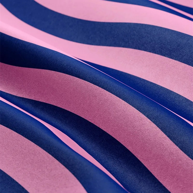 Striped Velvet Cushion Cover – Rectangle Throw Pillowcase, 30x70cm