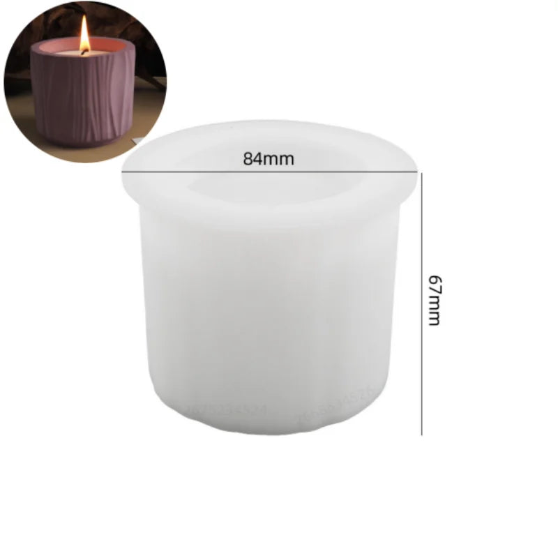 Candle Jar Mold – Silicone for Resin & Concrete