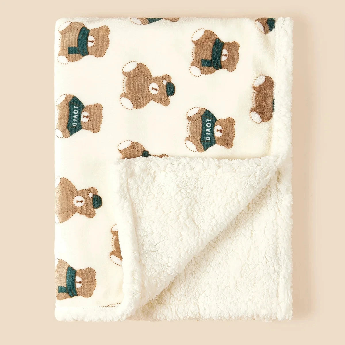 Couverture Bébé Polaire Double Épaisseur Hiver