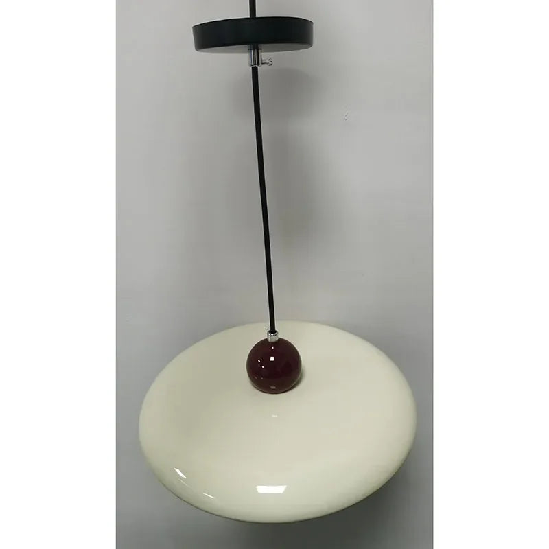 Suspension Soucoupe Volante - Style Français Minimaliste Crème