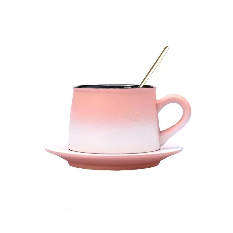 Ensemble Tasse et Assiette Céramique Style Japonais Dégradé 270ml