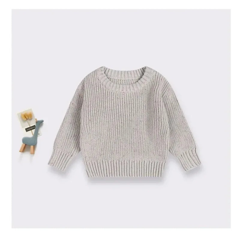 Pull Enfant Tricoté Manches Longues