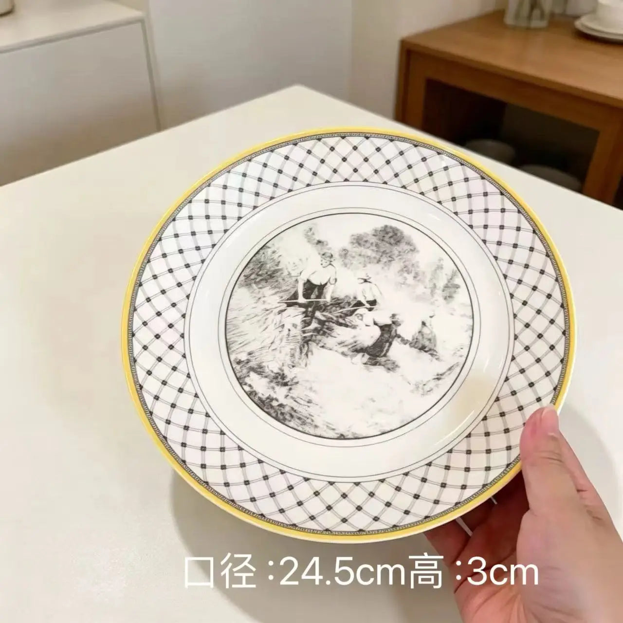 Service de Vaisselle en Porcelaine Complet