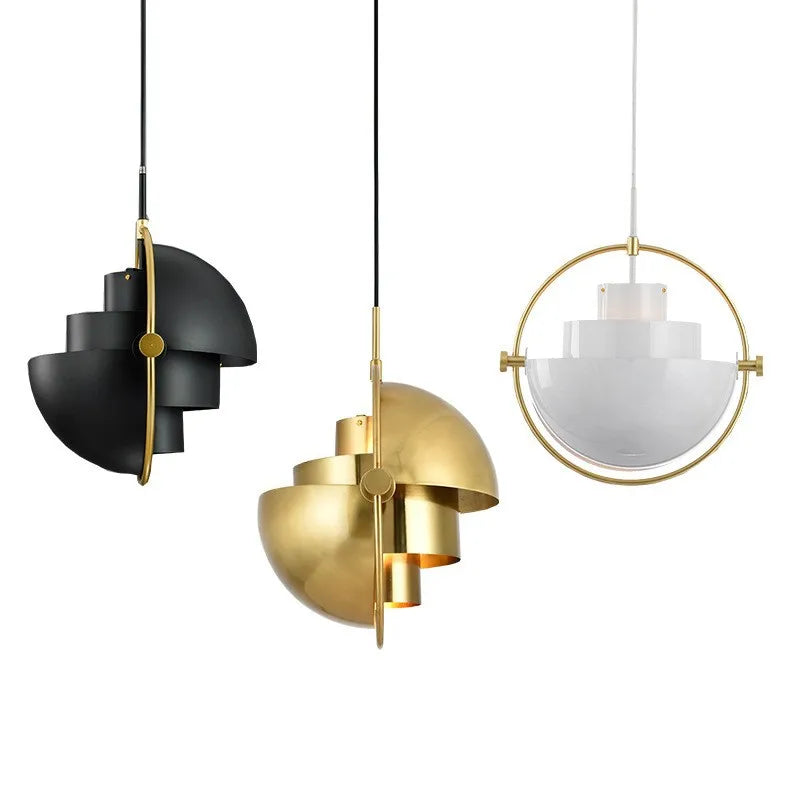 Suspension Nordique Design Sculptural - Métal Modulable