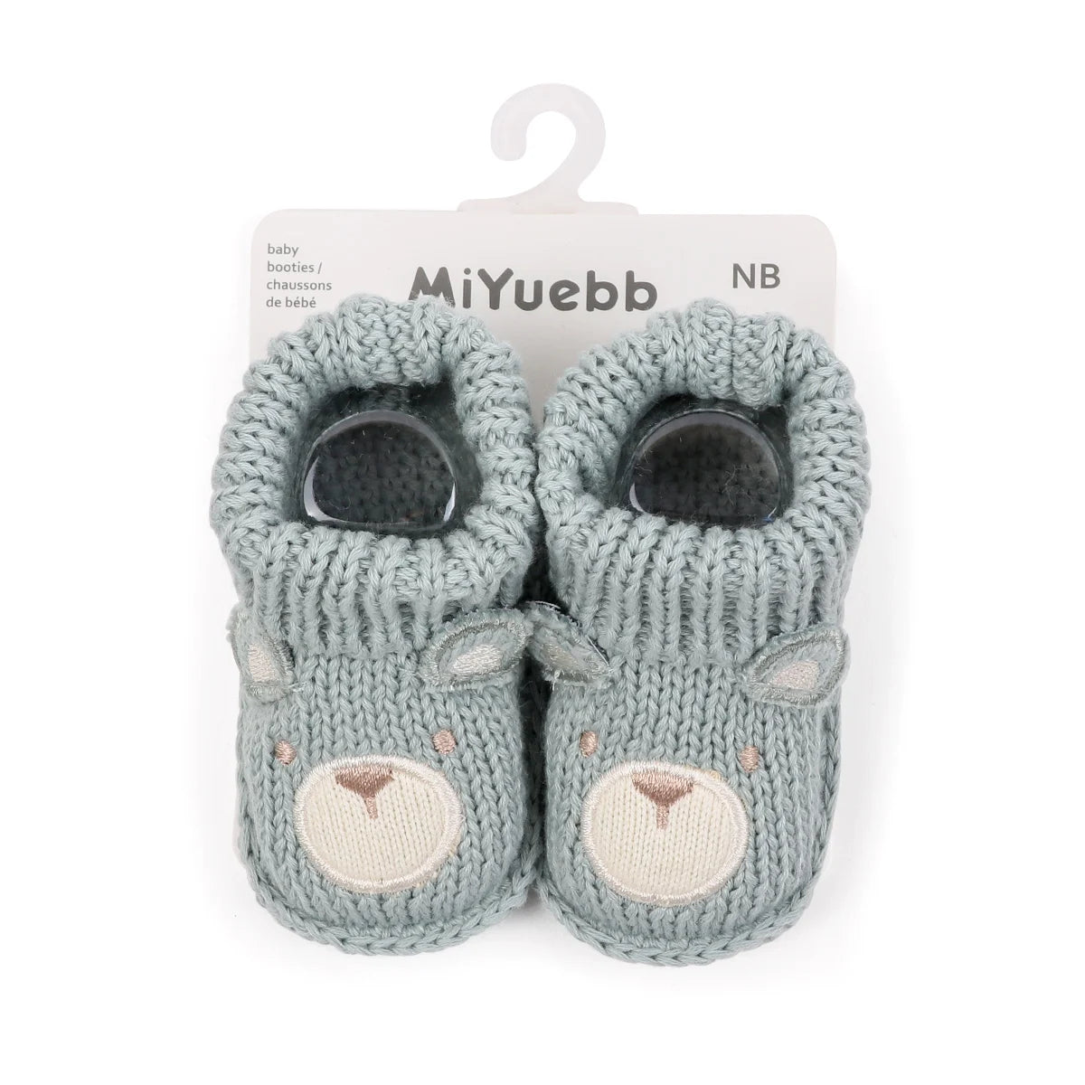 Chaussons Bébé Tricotés Motif Cartoon 0-3 Mois