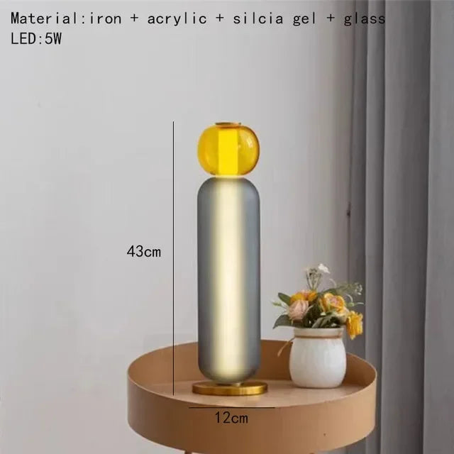 Suspension Design en Verre Coloré Vitrail