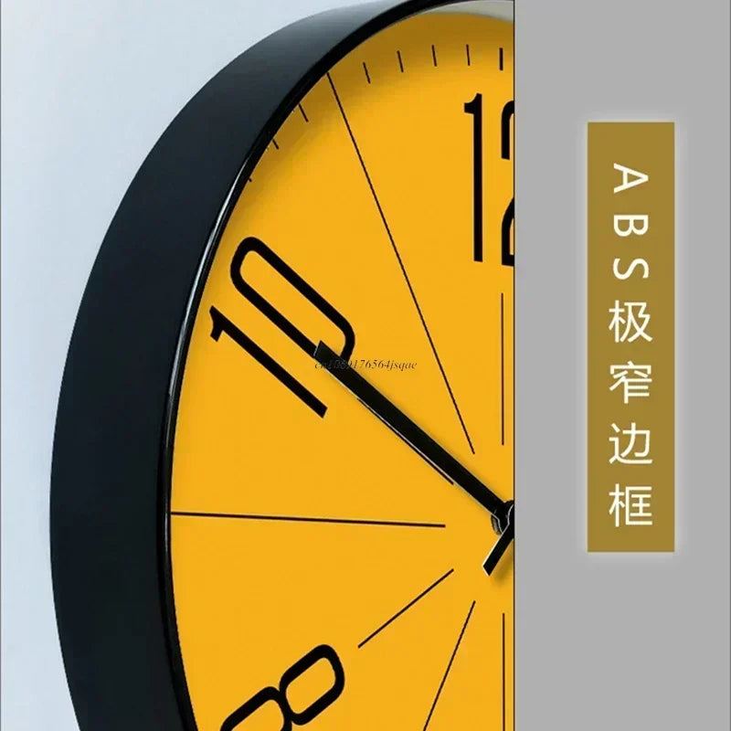Horloge Murale Nordique Simple Silencieuse Moderne