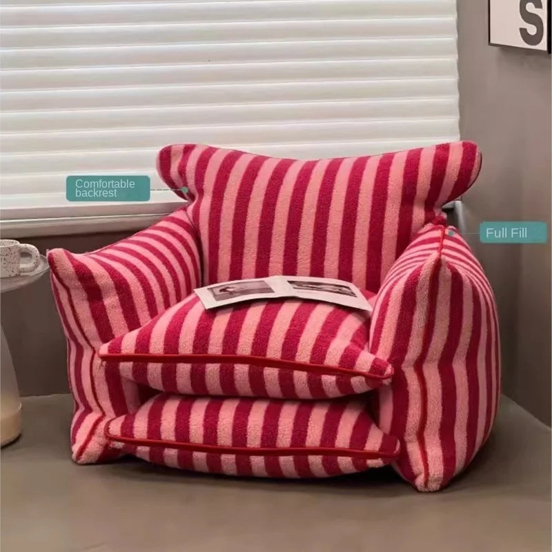Chaise Longue Tatami Rayée - Assise Décontractée