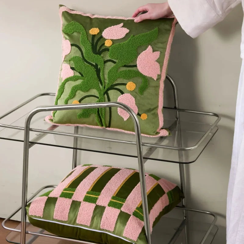 Set de Housses de Coussin Bohème - Floral et Géométrique