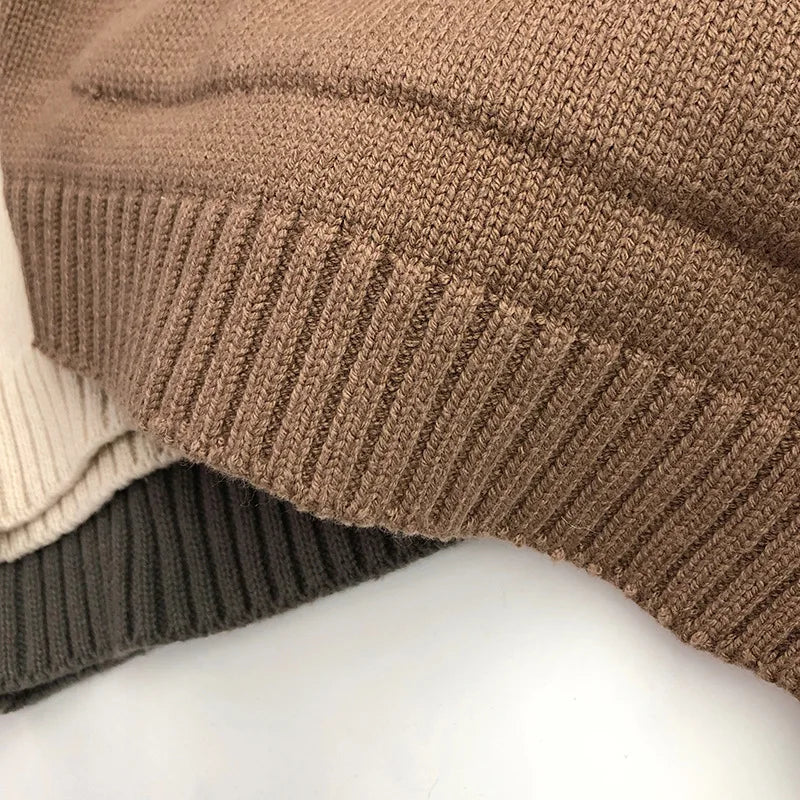 Sweat à Capuche Tricoté Enfant avec Poche