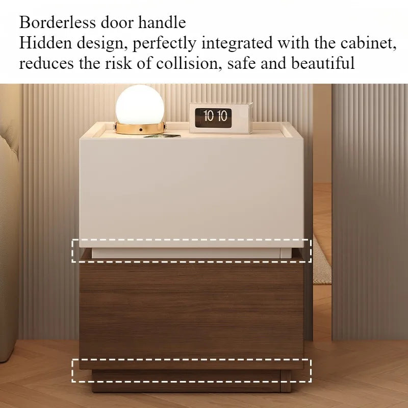 Table de Chevet Bois Minimaliste - Style Italien