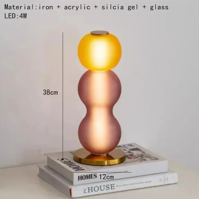 Suspension Design en Verre Coloré Vitrail