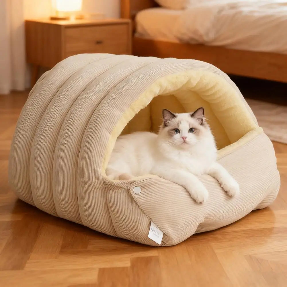 Niche Douillette pour Chat Style Grotte