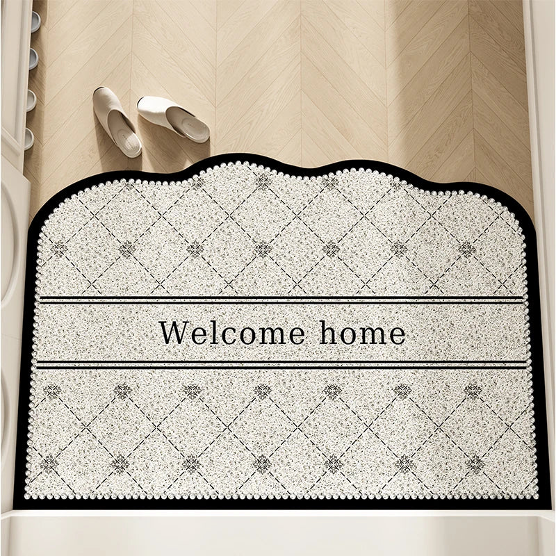 Tapis d'Entrée Antidérapant Forme Irrégulière