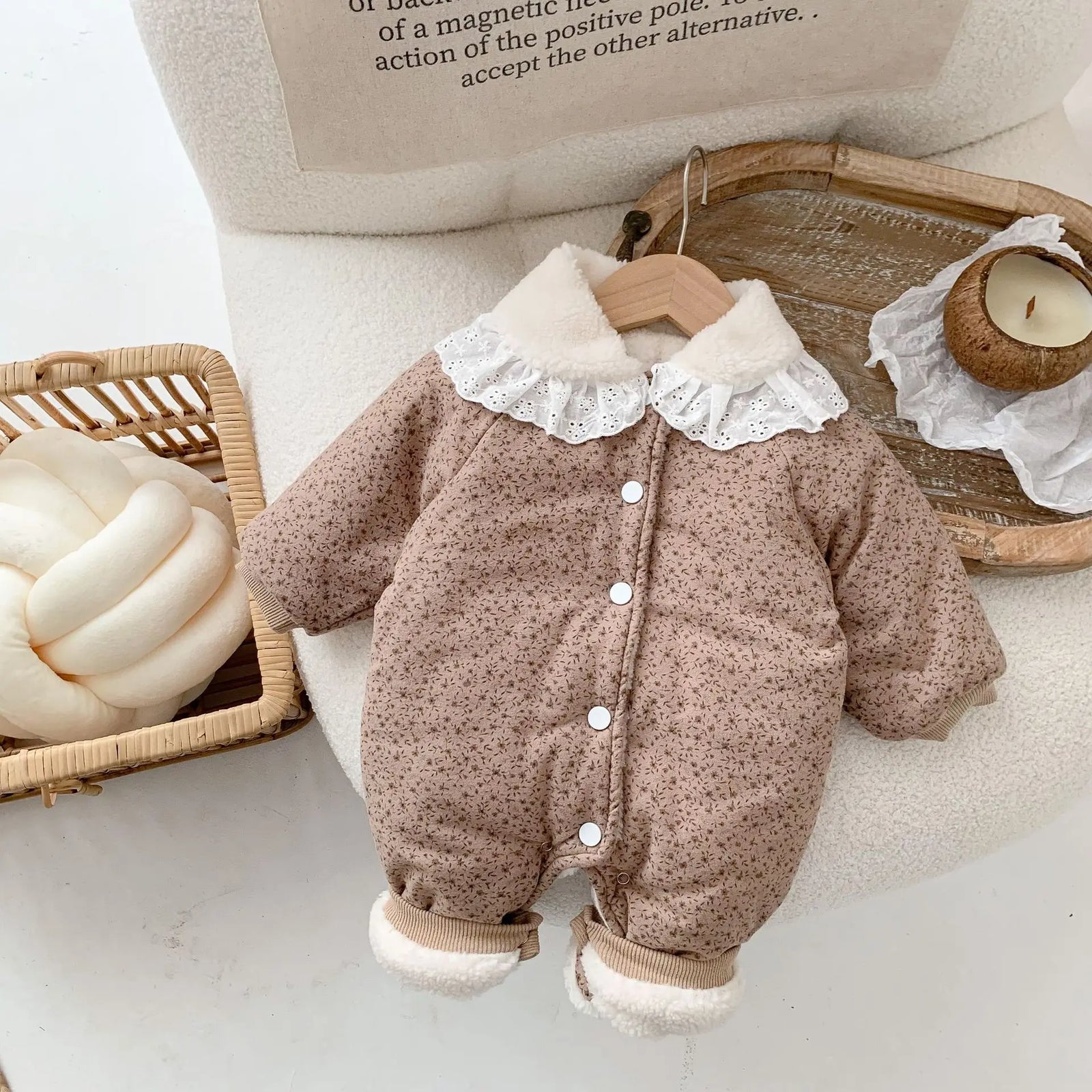 Combinaison Bébé Matelassée Hiver Chaude