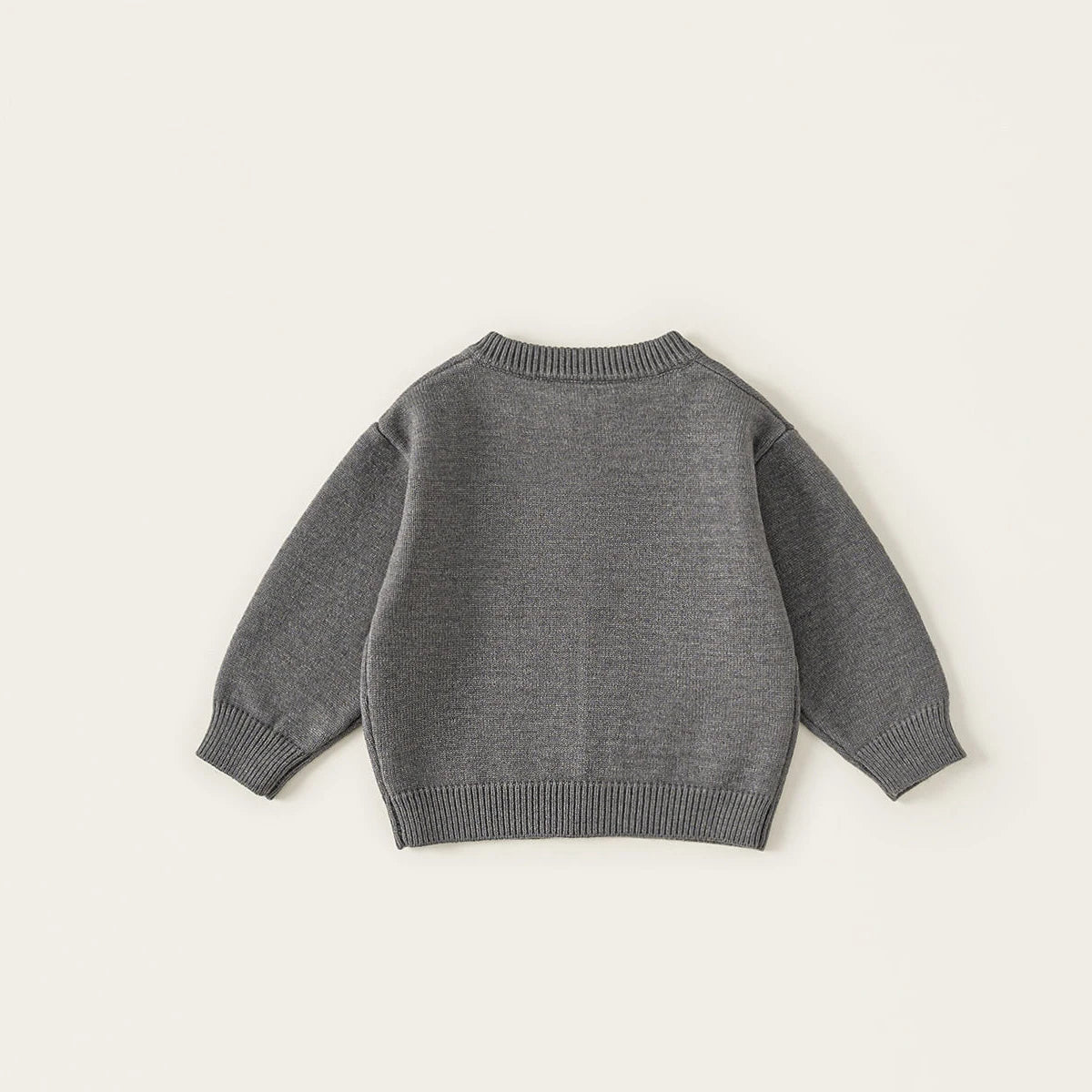 Cardigan Fille Tricoté Automne Manches Longues