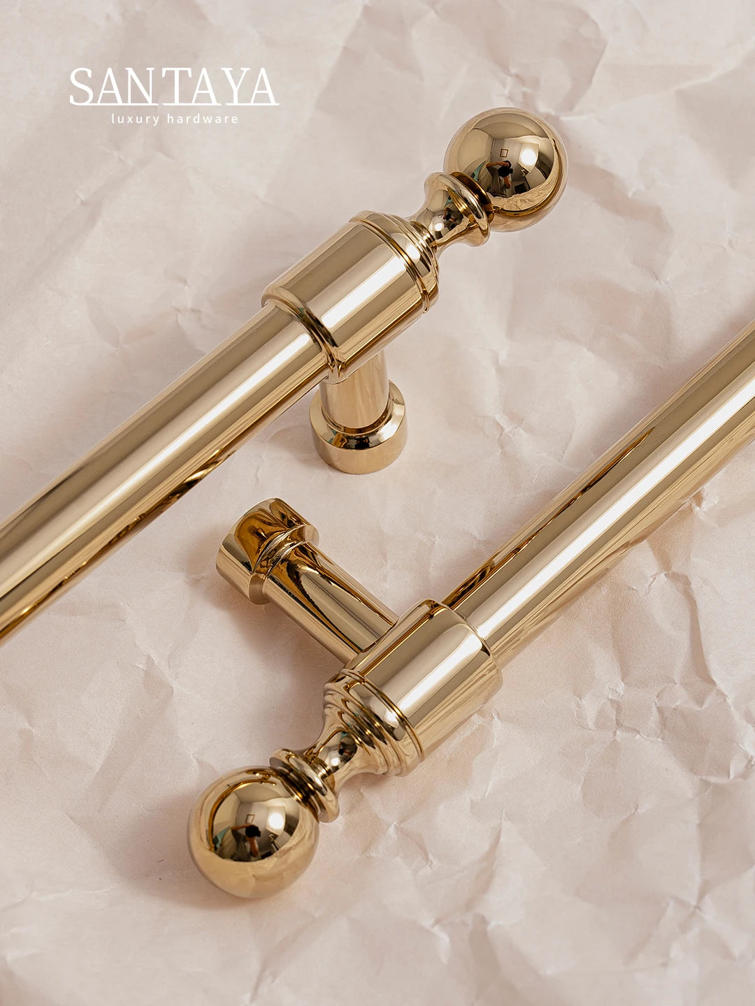 Brass Cabinet Handle – PVD Gold Finish