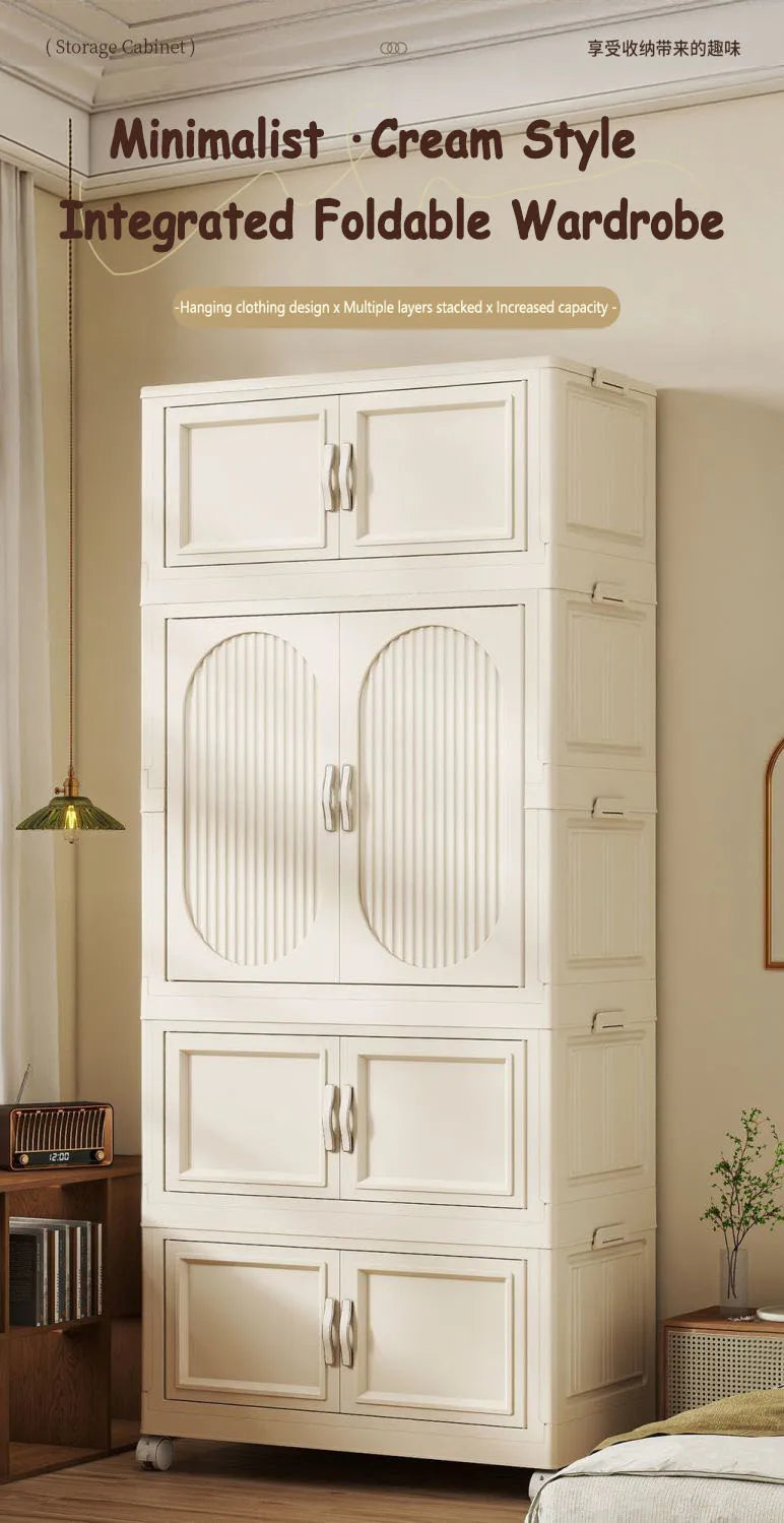 Armoire Pliable Enfant pour Vêtements et Jouets