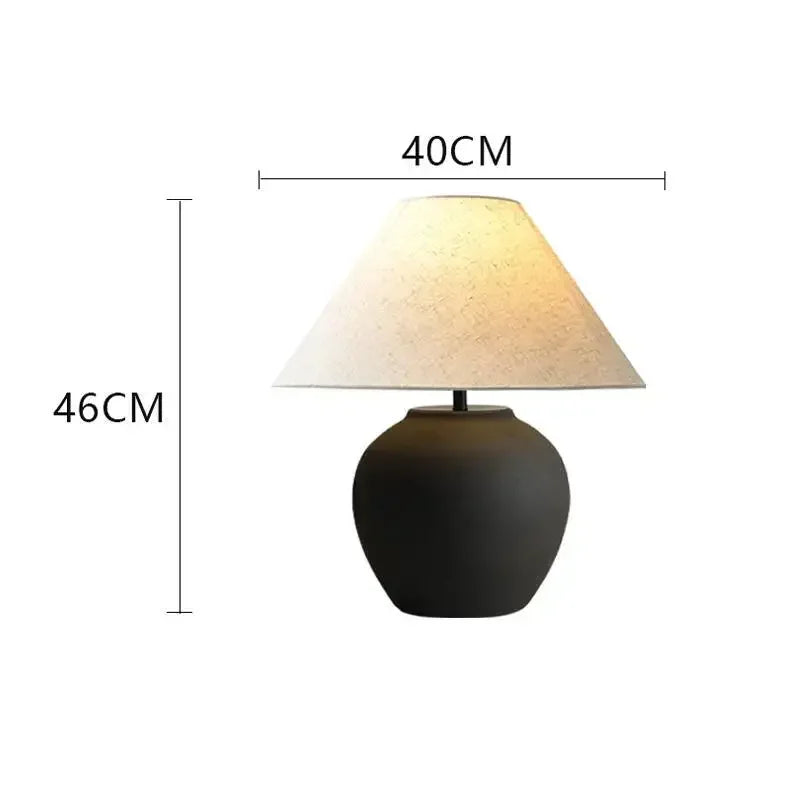 Lampadaire Vintage en Céramique - Finition Chrome Poli
