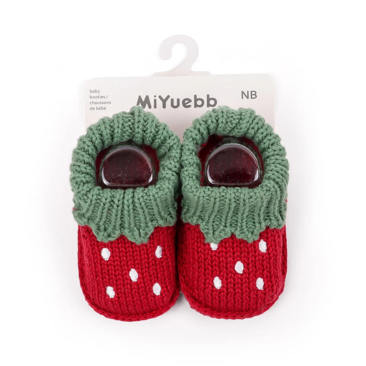 Chaussons Bébé Tricotés Motif Cartoon 0-3 Mois